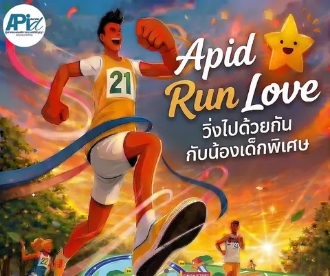 APID Run Love วิ่งไปด้วยกันกับน้องเด็กพิเศษ 10 พฤษภาคม 2569 นี้